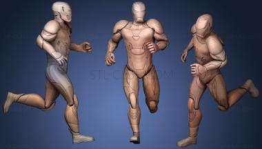 3D model Iron Man run (STL)